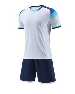 Needle Hole Polyester Football Training Suit - JG6328 White