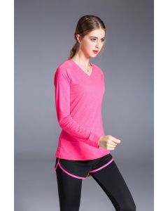 Women's long sleeves Chinlon - Pink JG3606L