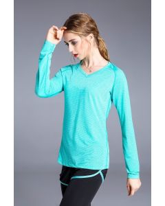 Women's long sleeves Chinlon - Green JG3606L