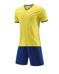 Needle Hole Polyester Football Training Suit - JG6329 Yellow