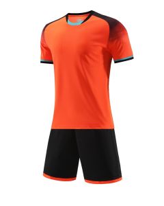 Needle Hole Polyester Football Training Suit - JG6328 Orange