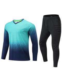 Football Goalkeeper Training Suit - JG6819 Light Blue