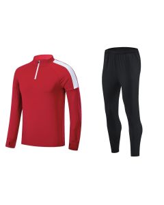 Sports Training Sweater Suit - Red JG2101