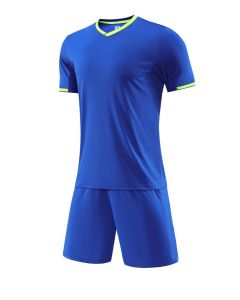 Milk silk fabric Football Training Suit - Blue JG6322