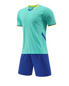 Semi-gloss lattice Football Training Suit - Mint Green JG6320