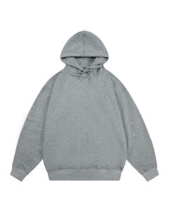 Plush solid color sweater - Gray 20M1