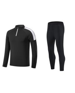 Sports Training Sweater Suit - Black JG2101