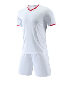 Milk silk fabric Football Training Suit - White JG6322