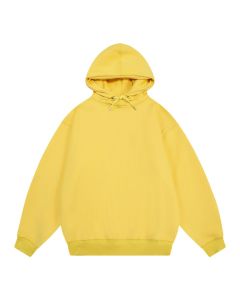 Plush solid color sweater - Yellow 20M1