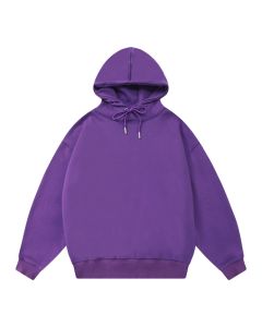 Plush solid color sweater - Purple 20M1