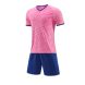 Needle Hole Polyester Football Training Suit - JG6329 Pink