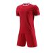 Milk Silk Fabric Football Training Suit - JG6327 Red