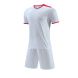 Milk Silk Fabric Football Training Suit - JG6327 White