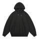 Plush solid color sweater - Black 20M1