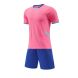 Semi-gloss lattice Football Training Suit - Pink JG6320